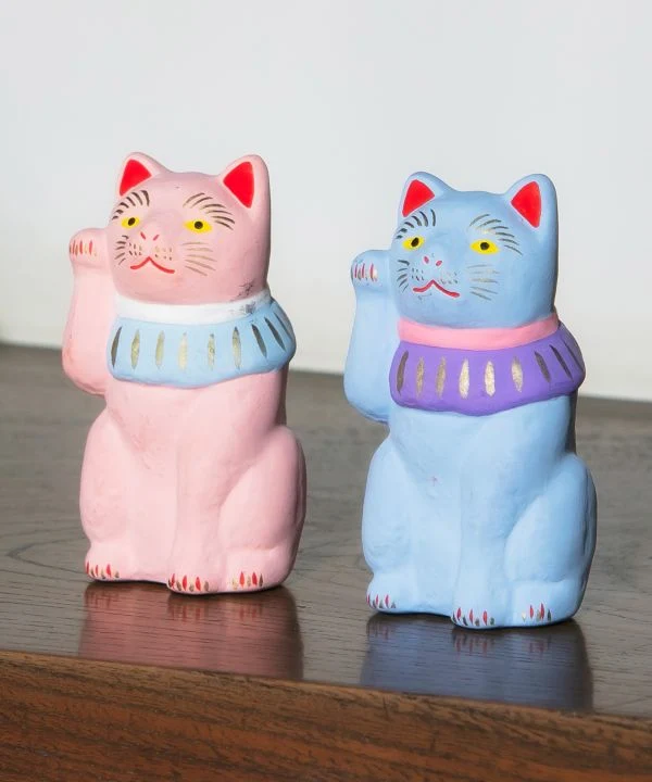 Seto Maneki Neko Ornament