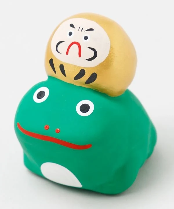 Daruma-Frosch-Glücksglocke