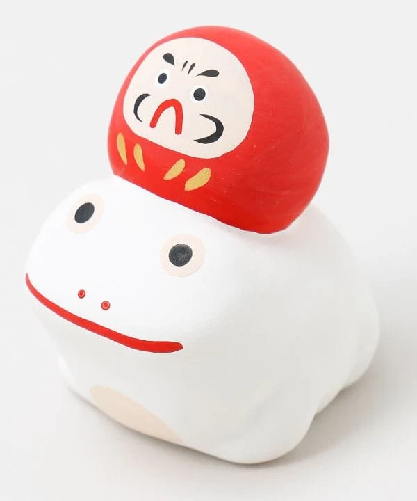 Daruma-Frosch-Glücksglocke