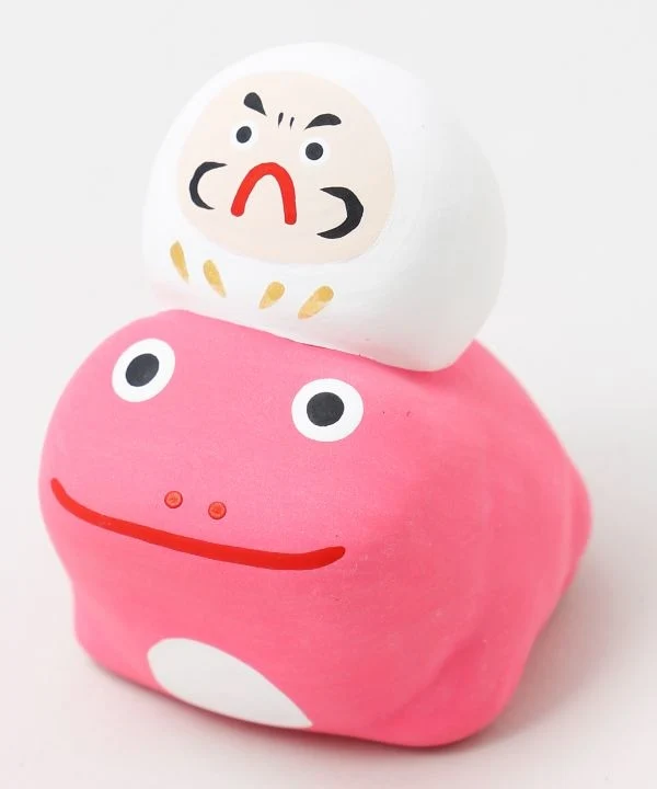 Daruma-Frosch-Glücksglocke