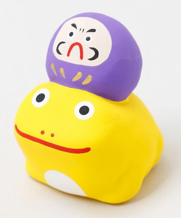 Daruma-Frosch-Glücksglocke