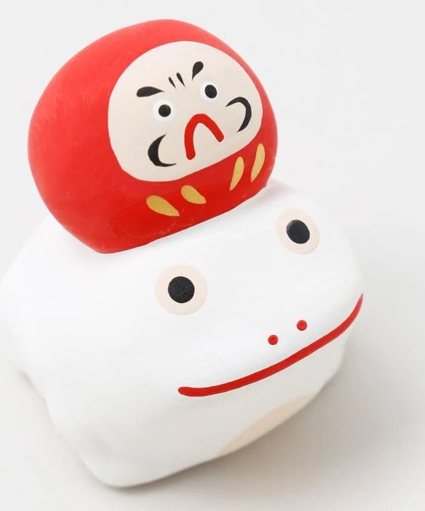 Daruma-Frosch-Glücksglocke