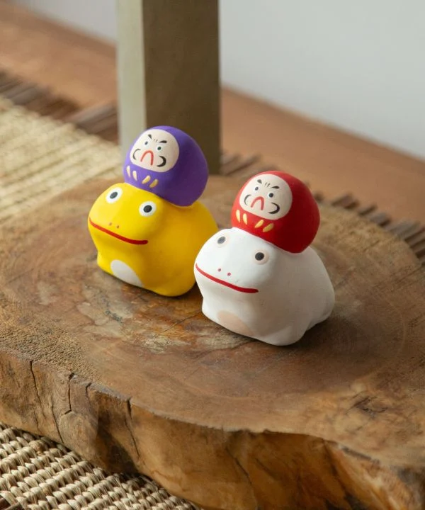 Daruma-Frosch-Glücksglocke