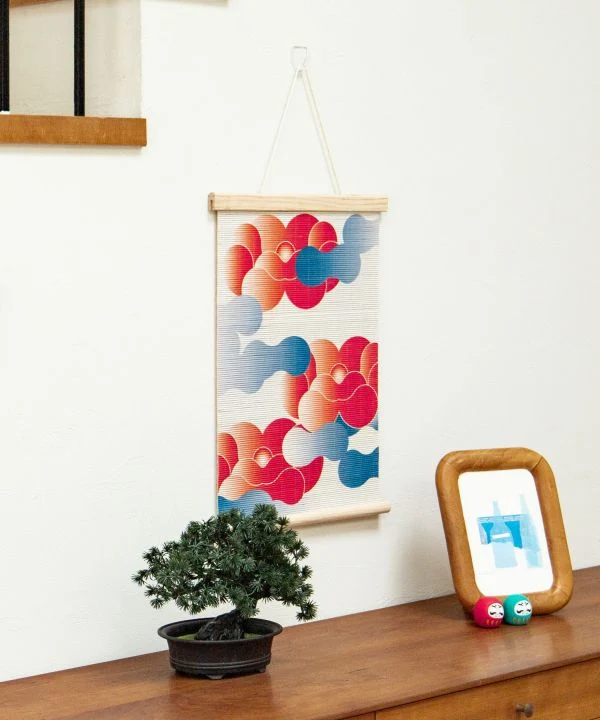 KASUMI HANA - Japanische florale Wandkunst