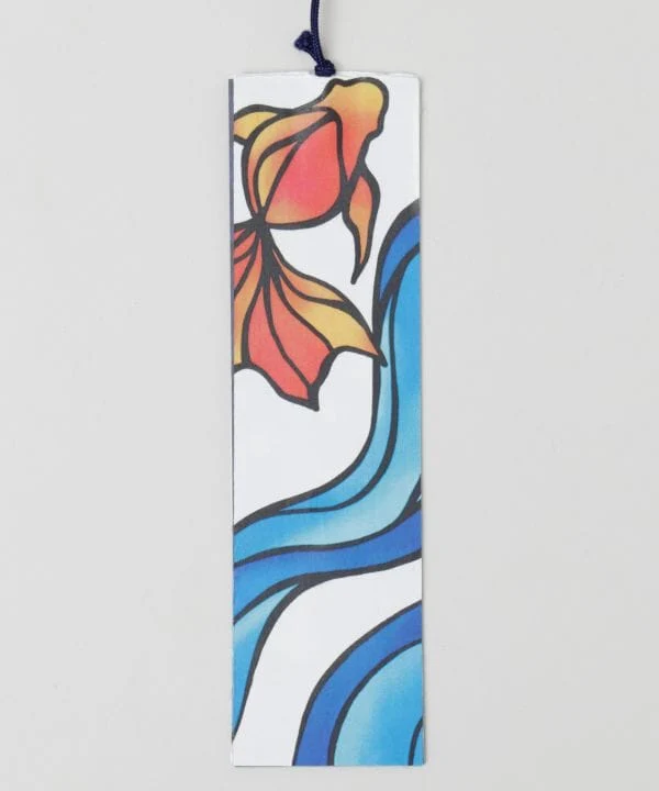 Handbemaltes Glas-Windspiel