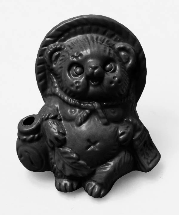 SHIGARAKI Ware sitzend TANUKI – Schwarz