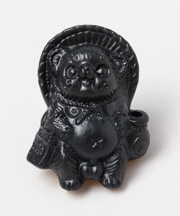 SHIGARAKI Ware sitzend TANUKI – Schwarz