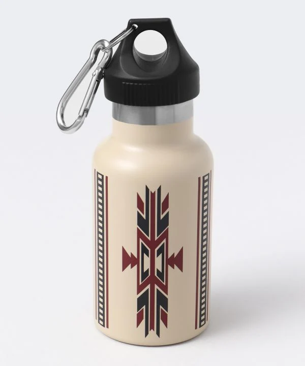 Wasserflasche mit geometrischem Muster - 350ml