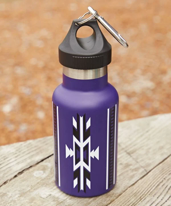 Wasserflasche mit geometrischem Muster - 350ml