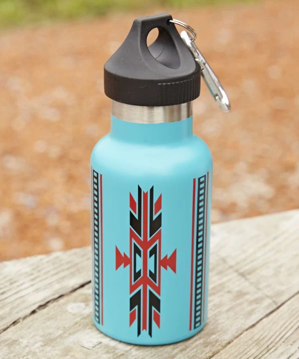 Wasserflasche mit geometrischem Muster - 350ml