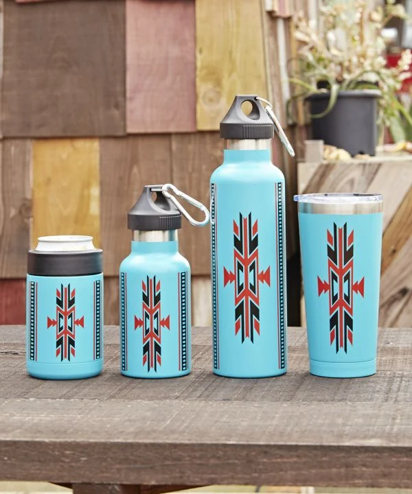 Wasserflasche mit geometrischem Muster - 350ml