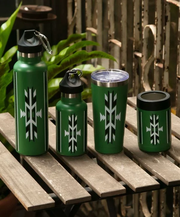 Wasserflasche mit geometrischem Muster - 350ml
