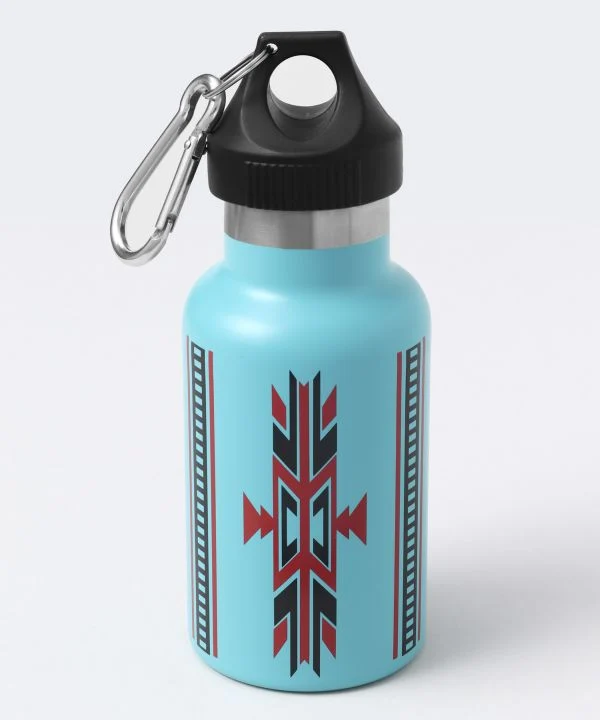 Wasserflasche mit geometrischem Muster - 350ml