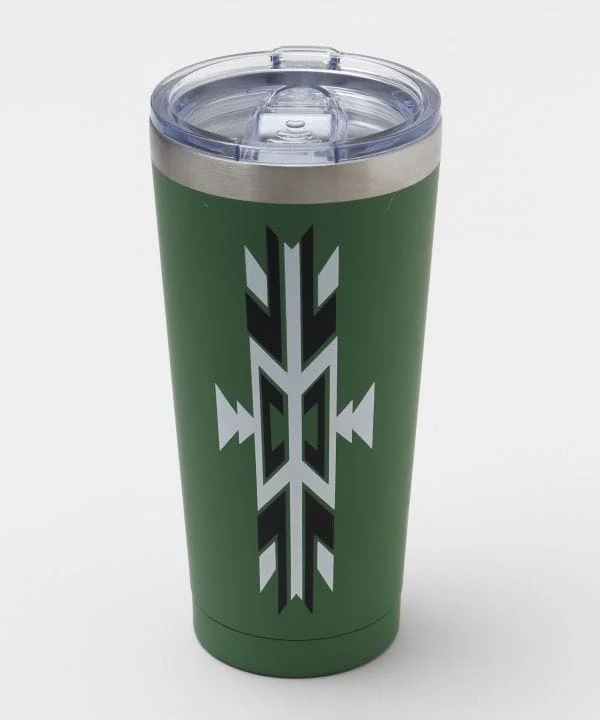 Becher mit geometrischem Muster