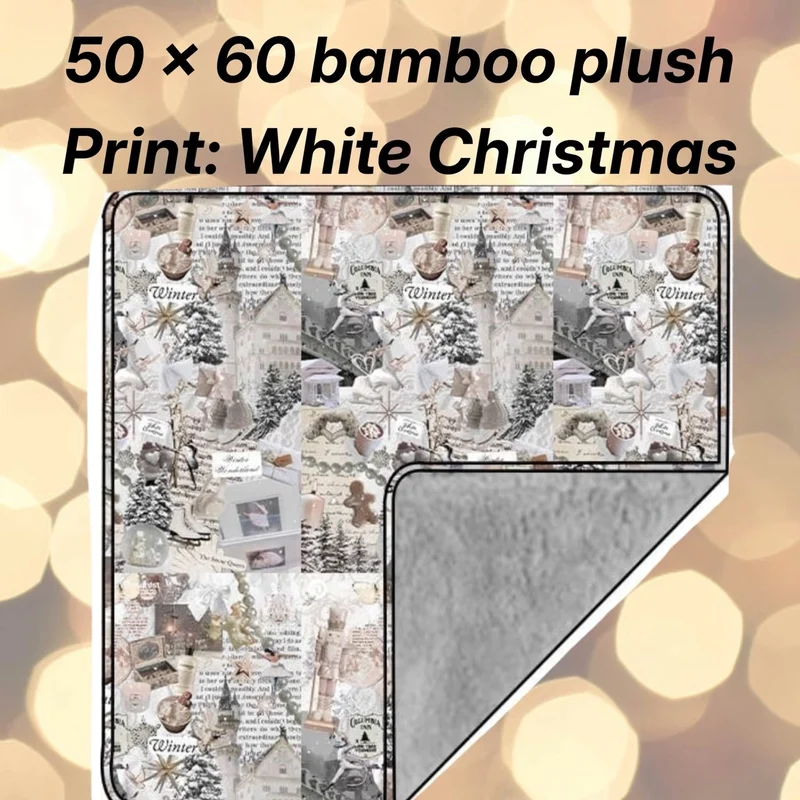 XL bamboo plush blanket
