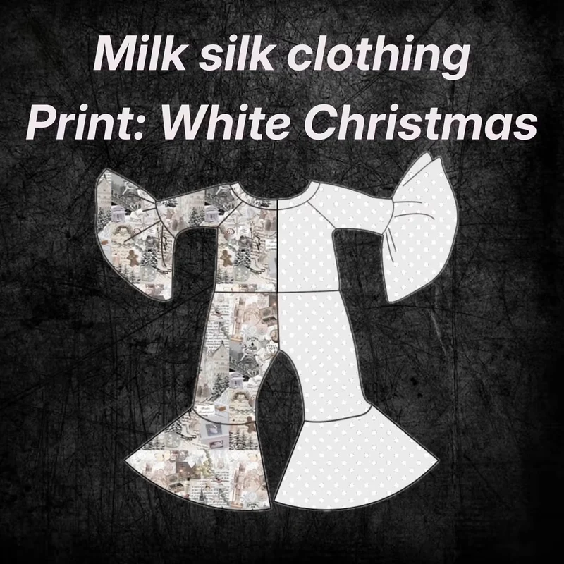 White Christmas romper