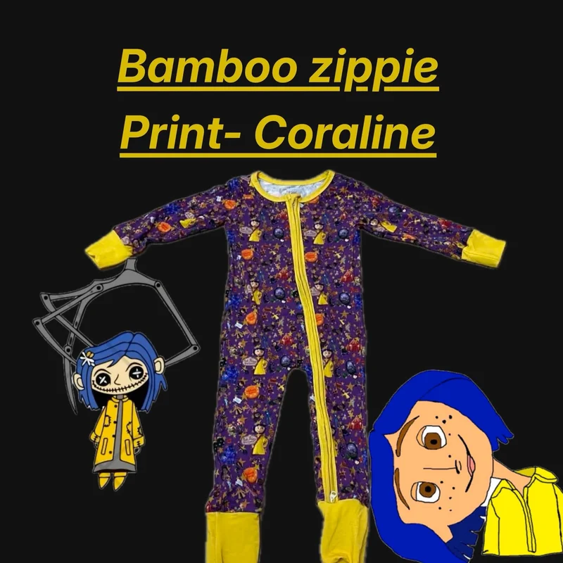 Button eyes bamboo zippie