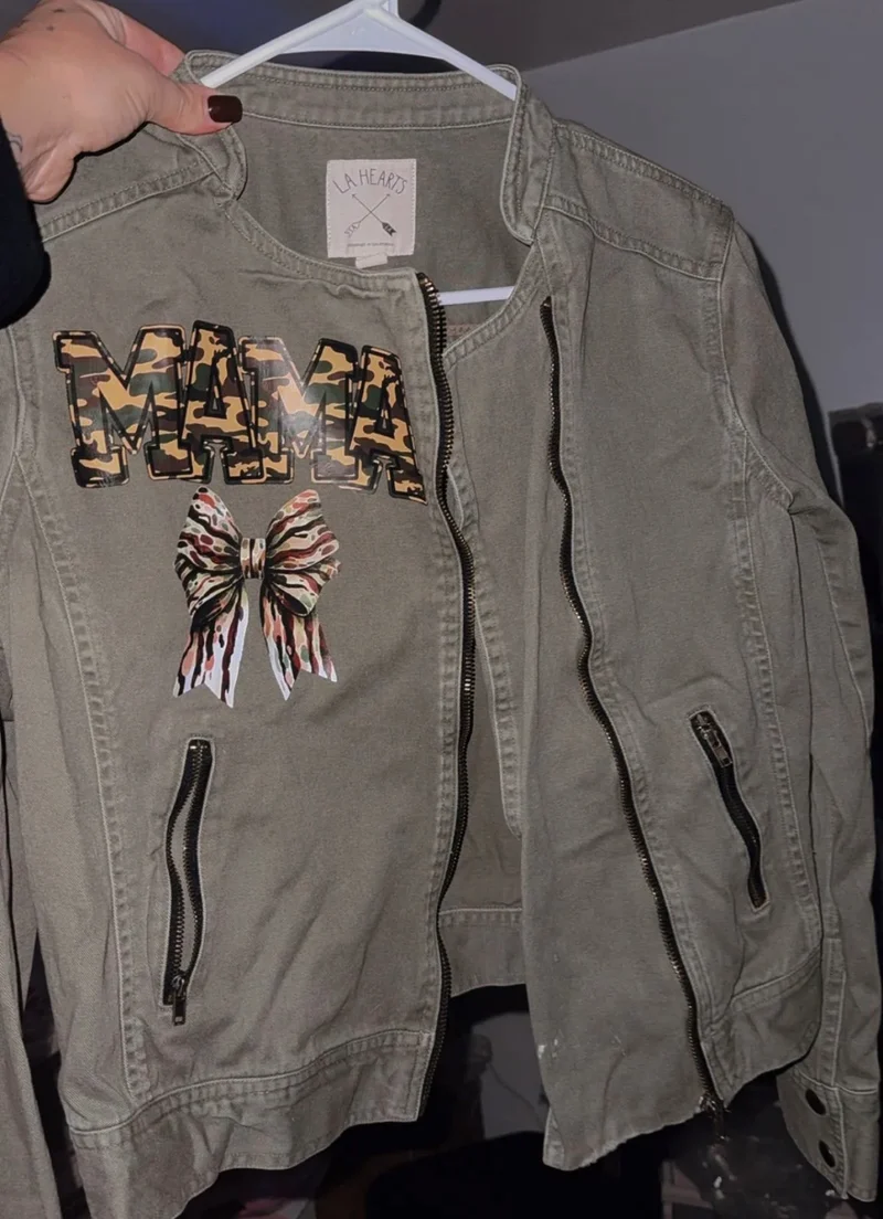 M MAMA upcycle Jean jacket