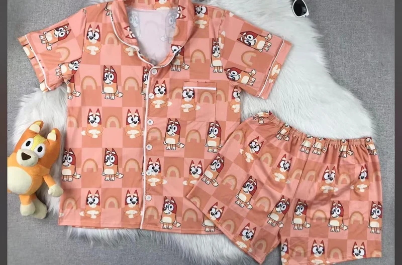 Orange guy adult milk silk set