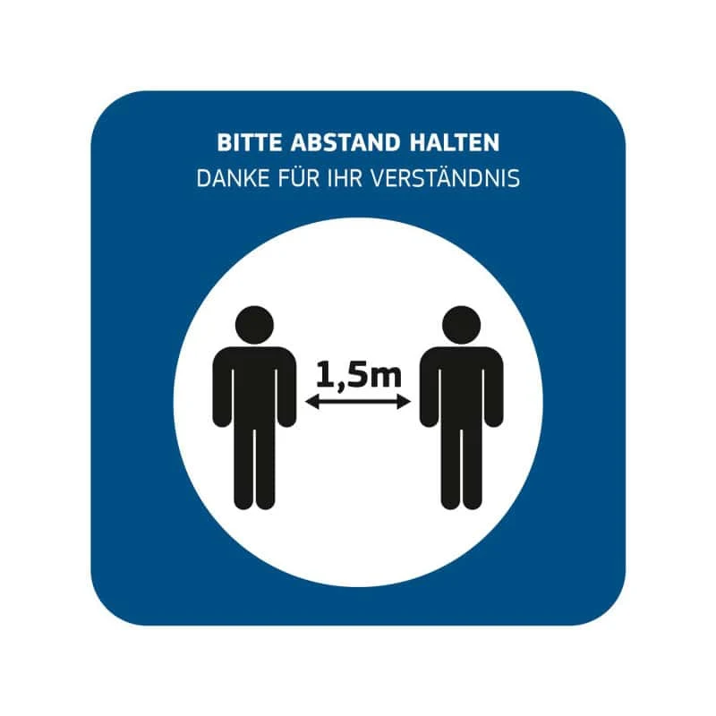 Hygiene-Hinweisschild