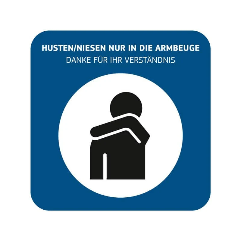 Hygiene-Hinweisschild