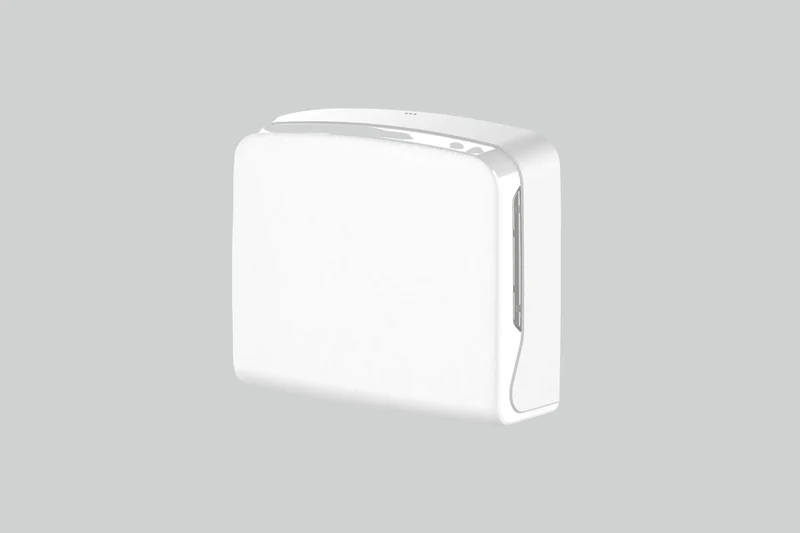 SemyTop Handtuchspender, Interfold, Mini, weiß matt
