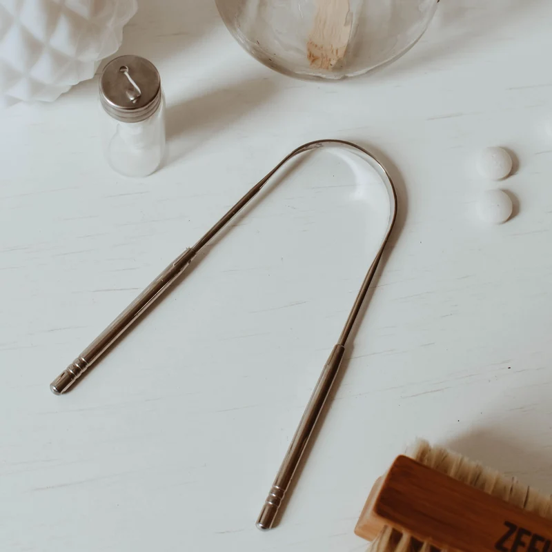 Stainless Steel Tongue Scraper