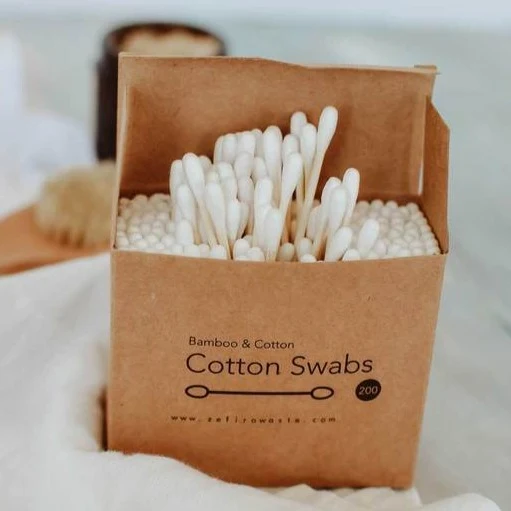 Bamboo Cotton Swabs