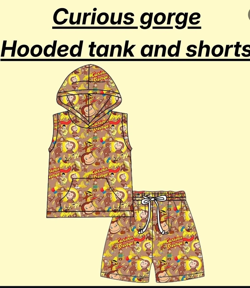 Monkey man milk silk set