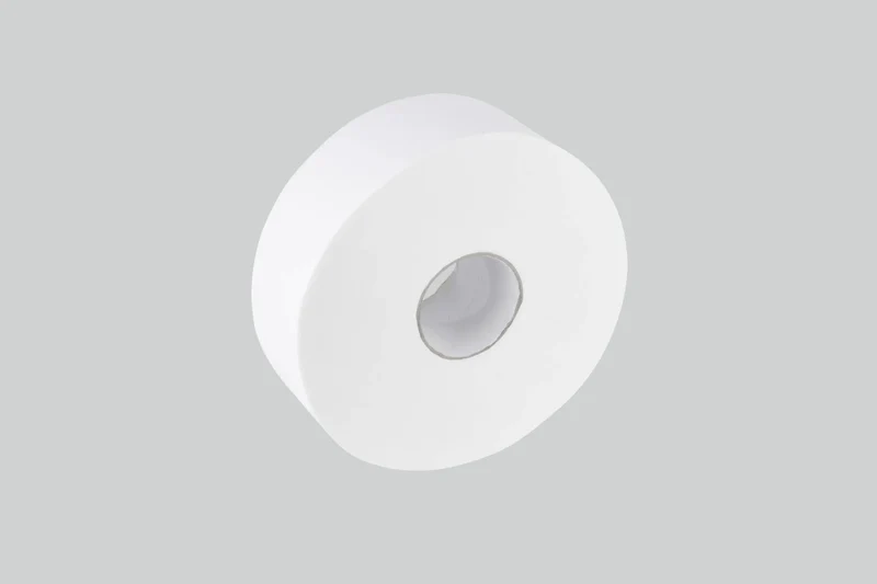 Quicky Jumbo-Toilettenpapier, 2-lagig, weiß, Ø 25 cm, 6 Rollen