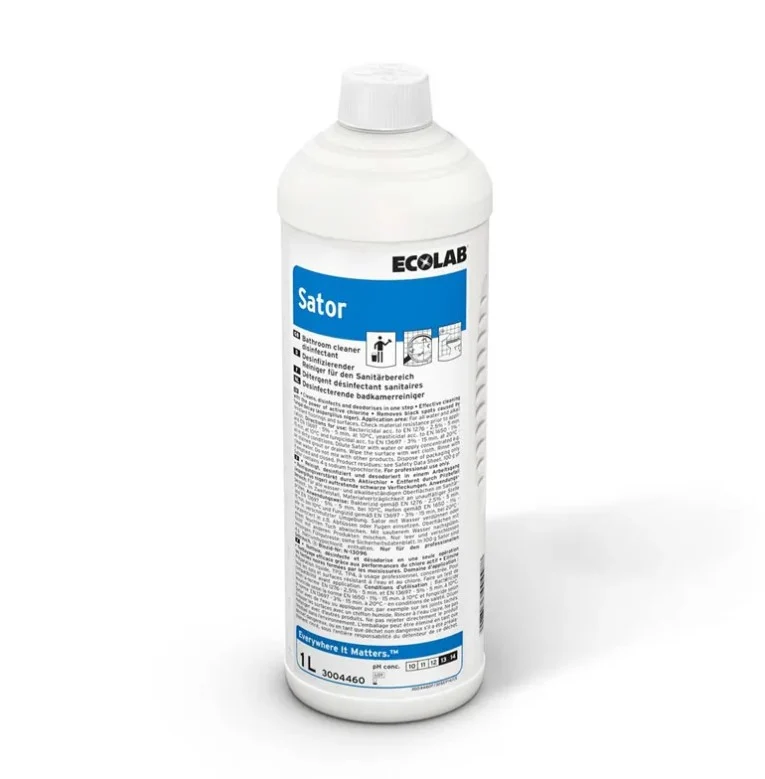 Ecolab Sator desinfizierender Sanitärreiniger - 1 Liter Flasche
