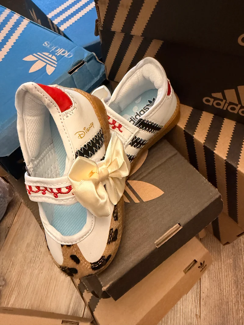 Cow ballet kids shoes
