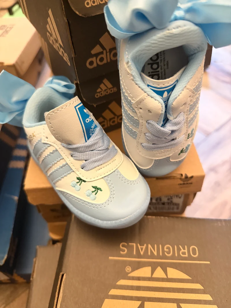 Blue cherry kids shoes