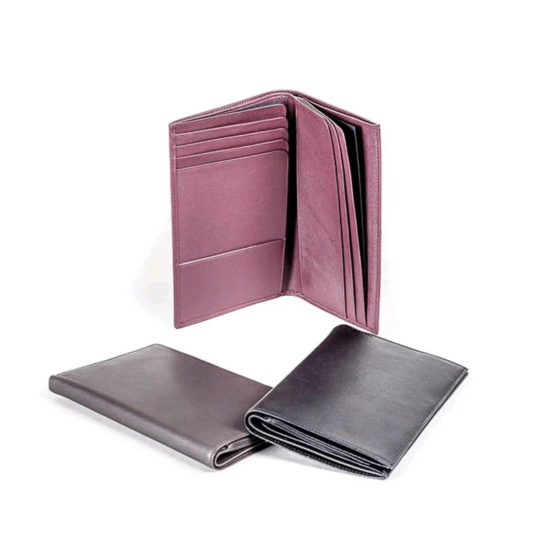 Dürasol Brief-/Rezepttasche, Kalbleder versch. Farben, 12 x 2 x 19 cm