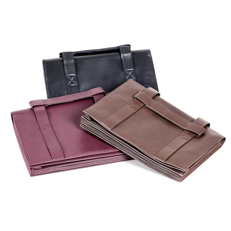 Dürasol Karteikarten-Tasche Leder, versch. Farben, 24 x 6 x 17 cm