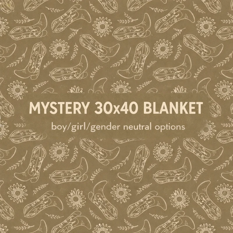 Mystery 30x40 blanket