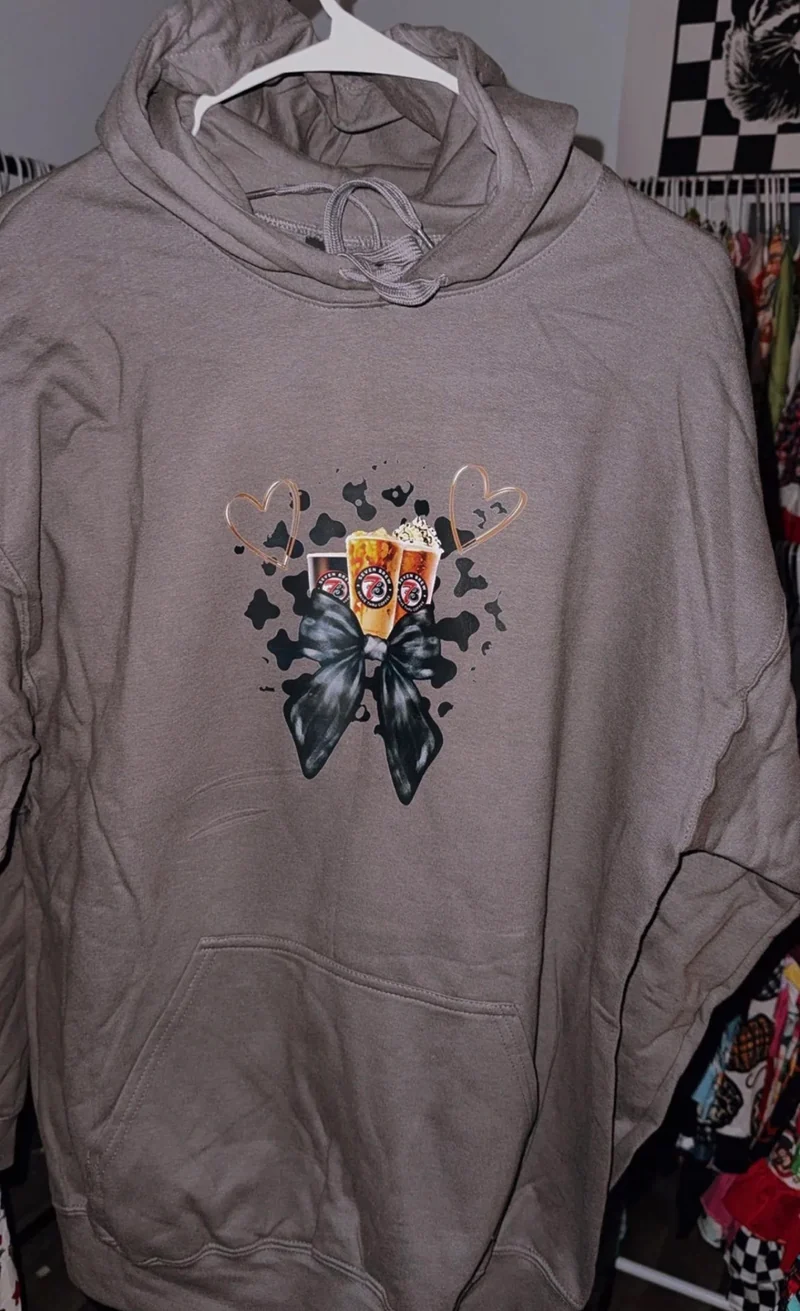 Large hoodie coffee