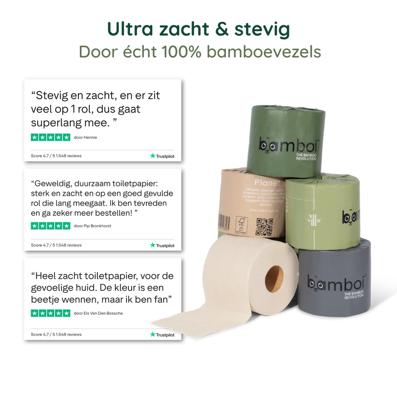 100% Bamboo Toilet Paper