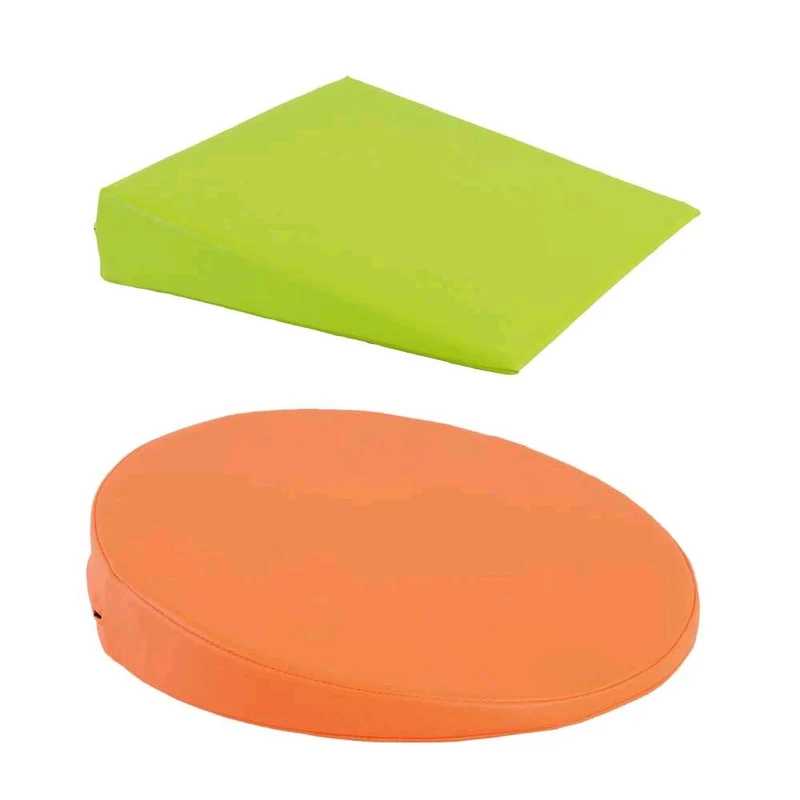 Pader Sitzkeilkissen, Kunstlederbezug, Sitzkissen, rund/eckig, Farben