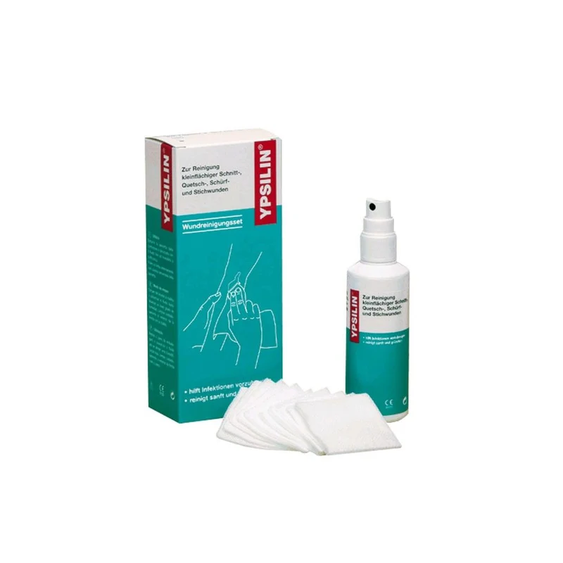 Holthaus Medical YPSILIN® Wundreinigungsset, Reinigungs-Fluid /-Tücher