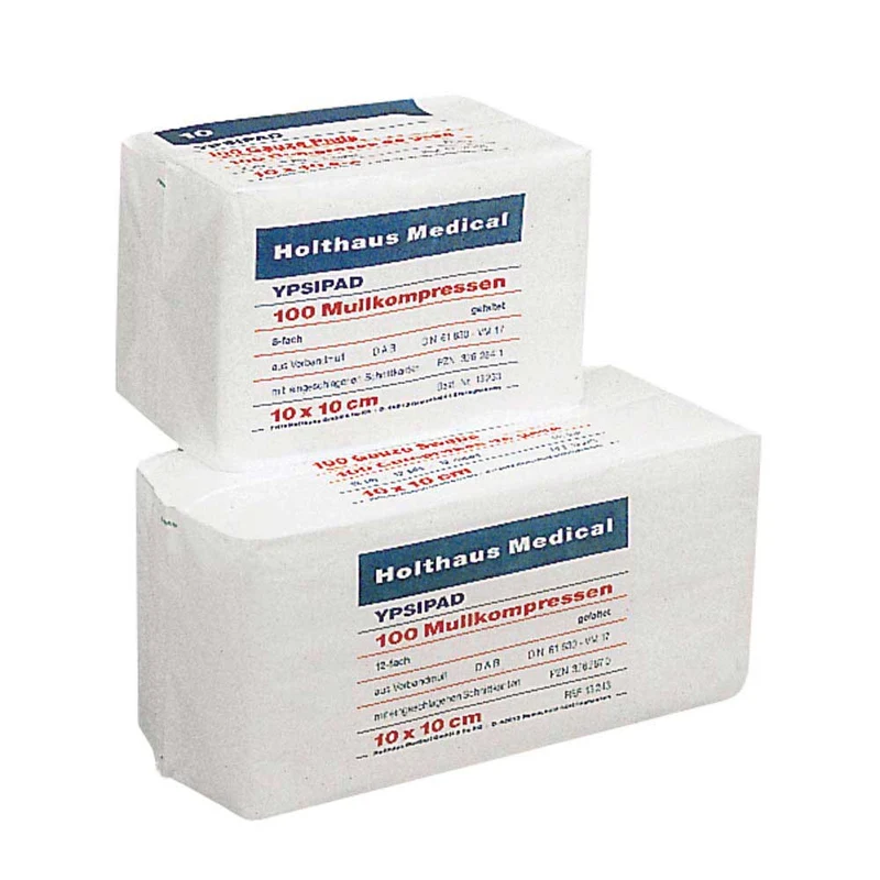Holthaus Medical YPSIPAD Mullkompresse, unsteril, 100St