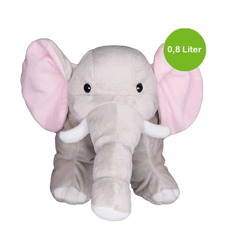 Hugo Frosch Klassik Wärmflasche 1,8 L, Kuschelkissen, versch. Tiere