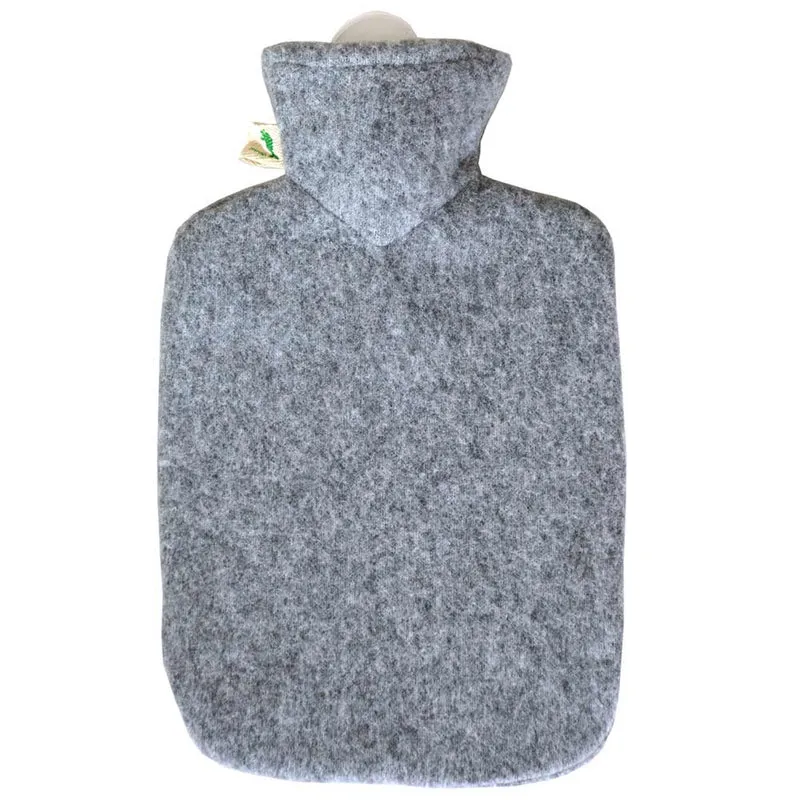 Hugo Frosch Klassik Wärmflasche 1,8 L, Strickbezug Lurex, versch. Farben