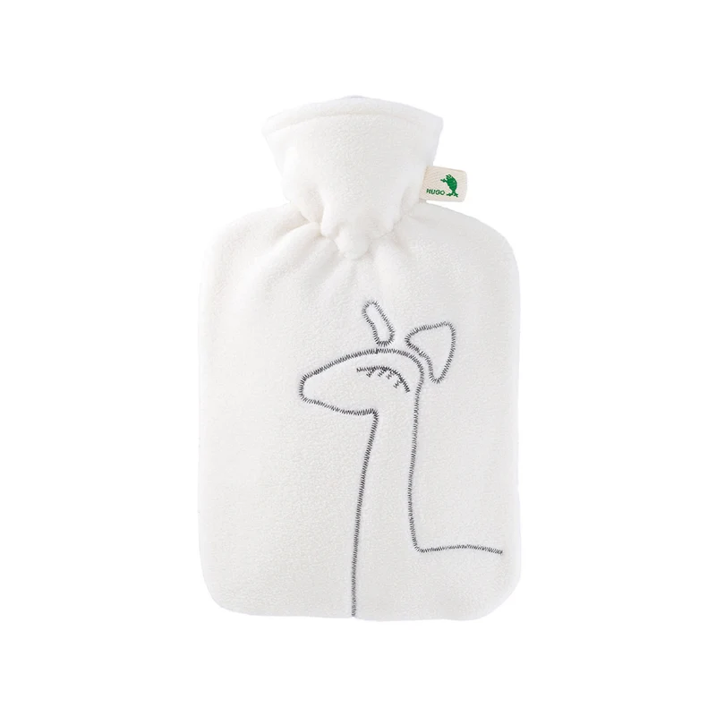 Hugo Frosch Klassik Wärmflasche 1,8 L, Doublefleecebezug, versch. Farben