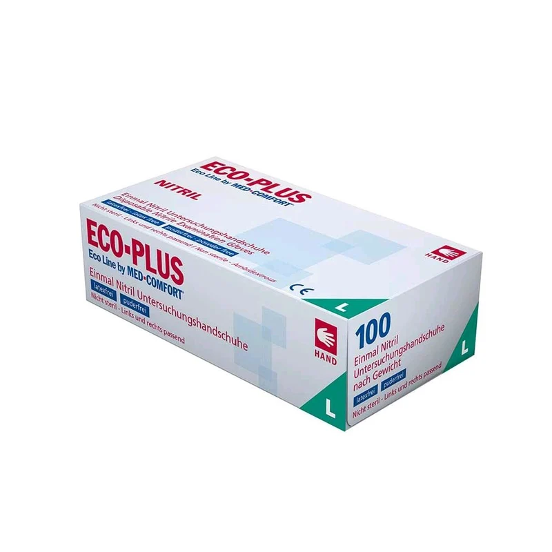 Ampri Eco Plus - Nitril Untersuchungshandschuhe puderfrei, 100 St.