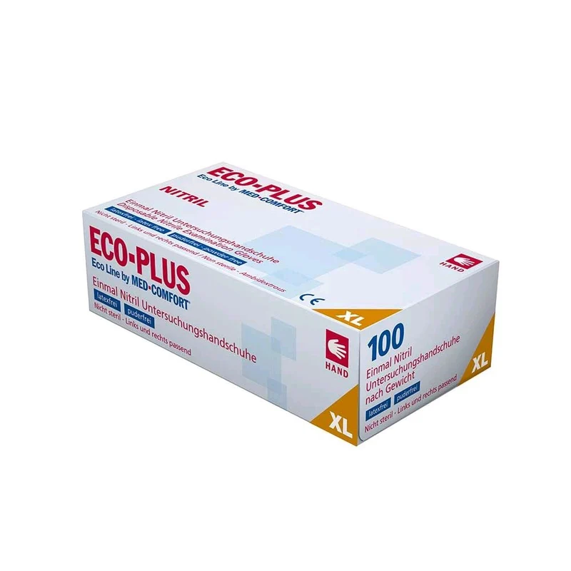 Ampri Eco Plus - Nitril Untersuchungshandschuhe puderfrei, 100 St.