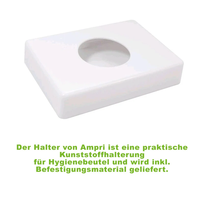 Ampri Halter für Hygienebeutel, aus Kunststoff, 138x98x26mm, 2 Farben