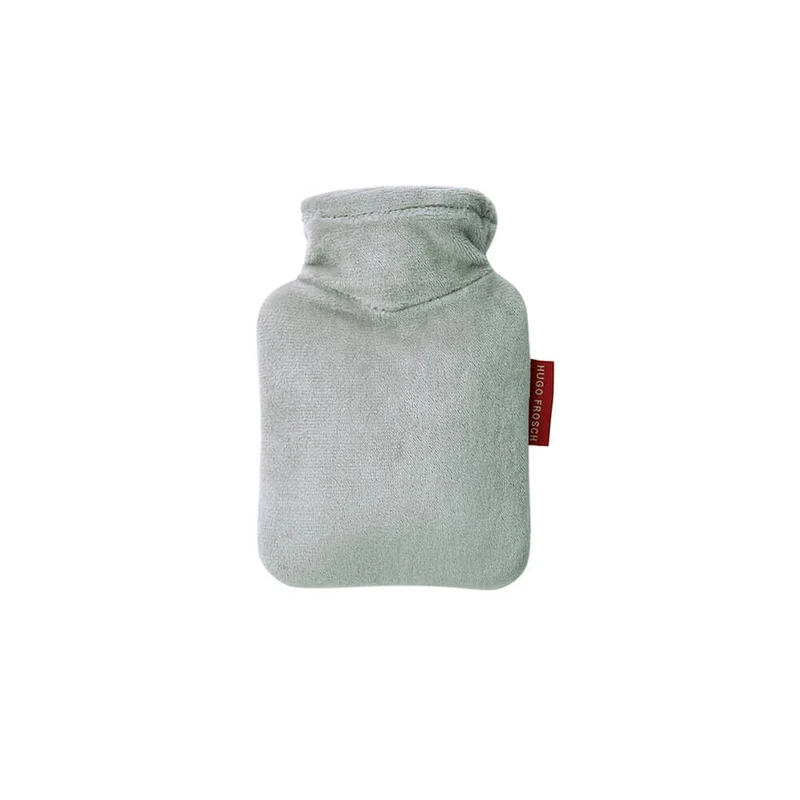 Hugo Frosch Mini Wärmflasche 0,2 L, Veloursbezug, versch. Muster