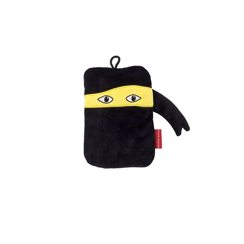 Hugo Frosch Mini Wärmflasche 0,2 L, Veloursbezug, versch. Muster