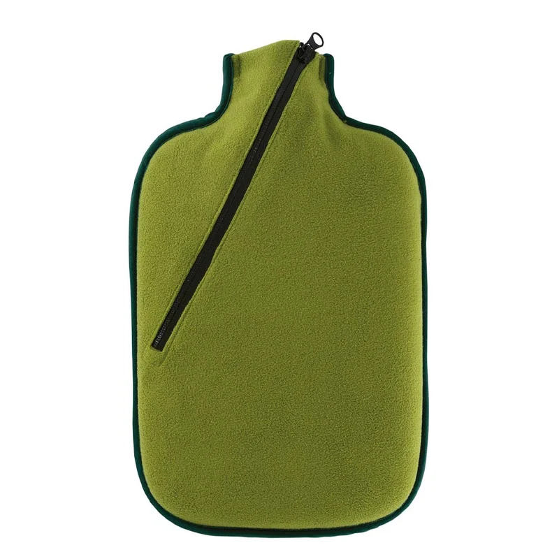 Hugo Frosch Öko Wärmflasche 2,0 L, Softshell, Bambus